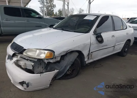 2002 Nissan Sentra Gxe из США, поврежденный, VIN 3N1CB51D92L674436